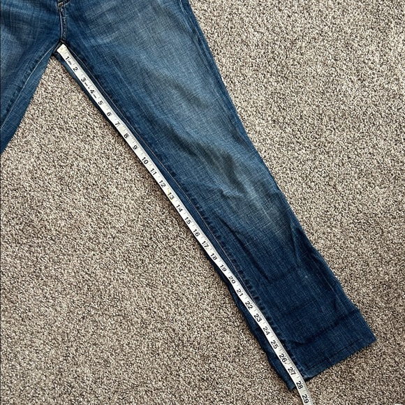 Citizens of Humanity by Jerome Dahan Size 28 Dark Blue Low Rise Straight Jeans - Picture 10 of 10